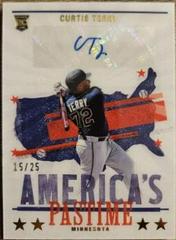 Curtis Terry [Gold] #AP-CT Baseball Cards 2022 Panini Chronicles America's Pastime Autographs Prices