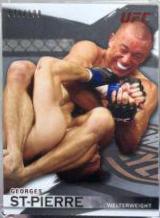 Georges St Pierre [Red] #100 Ufc Cards 2010 Topps UFC Knockout