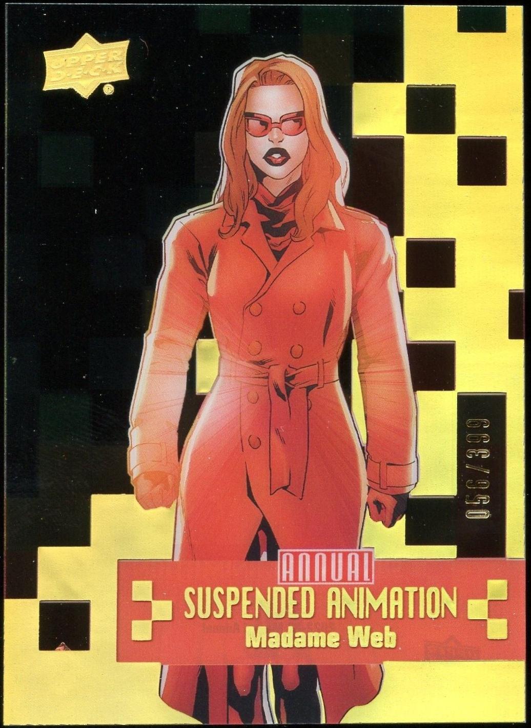 Madame Web #7 Marvel 2022 Upper Deck Annual Suspended Animation