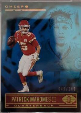 Patrick Mahomes II [Light Blue] #24 Football Cards 2021 Panini Illusions