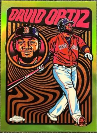 ToppsChrome】2022 David Ortiz パープル 34/75(2022 Topps ToppsChrome】2022 David Ortiz パープル 34/75(2022 Topps