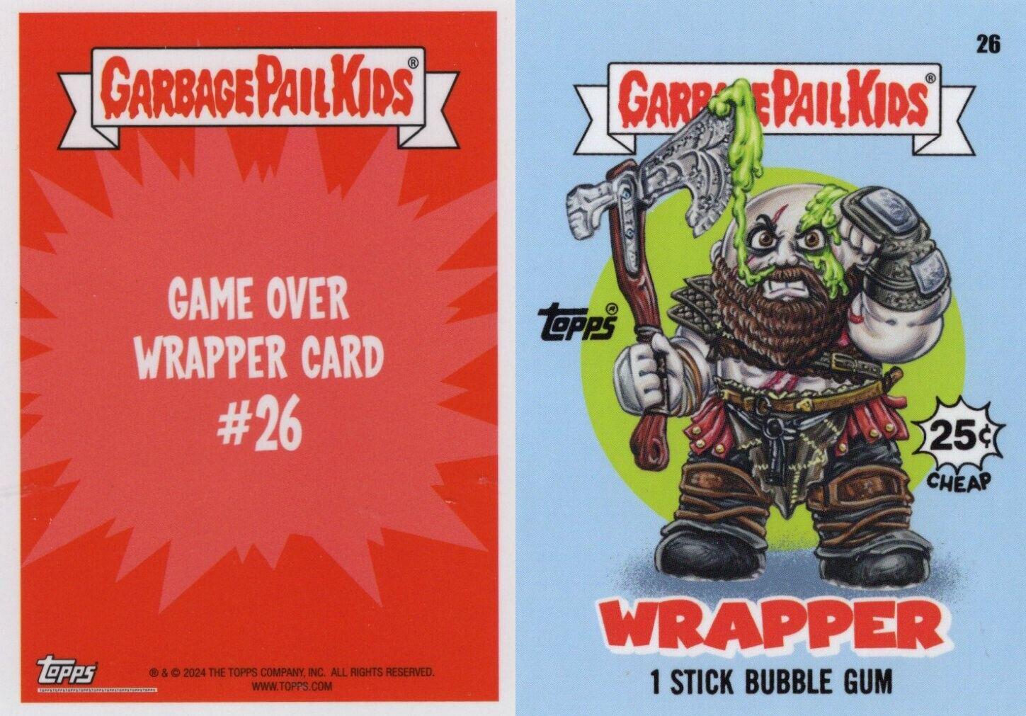 Wrapper #26 Garbage Pail Kids 2024 Game Over