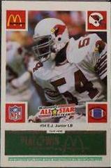 E.J. Junior [Green] #54 Football Cards 1986 McDonald's All Stars Prices