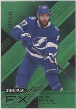 Victor Hedman [Green] #FX-VH Hockey Cards 2021 Upper Deck Synergy FX