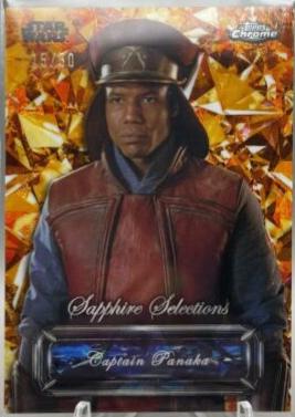 Captain Panaka [Gold] #SS-9 Star Wars 2024 Topps Chrome Sapphire Selections