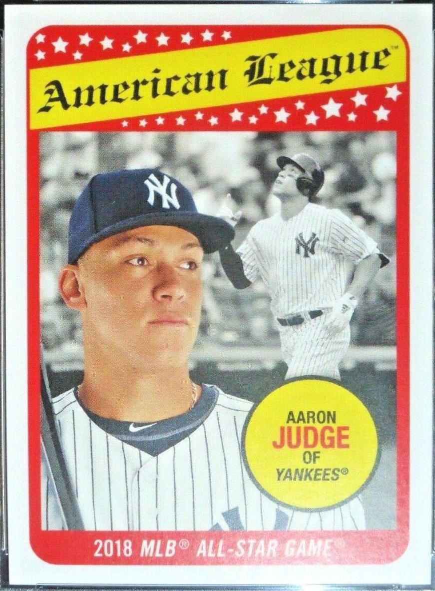 Aaron Judge #132 Baseball Cards 2018 Topps Throwback Thursday