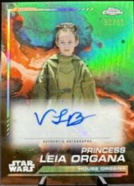 Vivien Lyra Blair as Princess Leia Organa #AU-VB Star Wars 2024 Topps Chrome Autograph