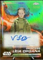 Vivien Lyra Blair as Princess Leia Organa #AU-VB Star Wars 2024 Topps Chrome Autograph Prices