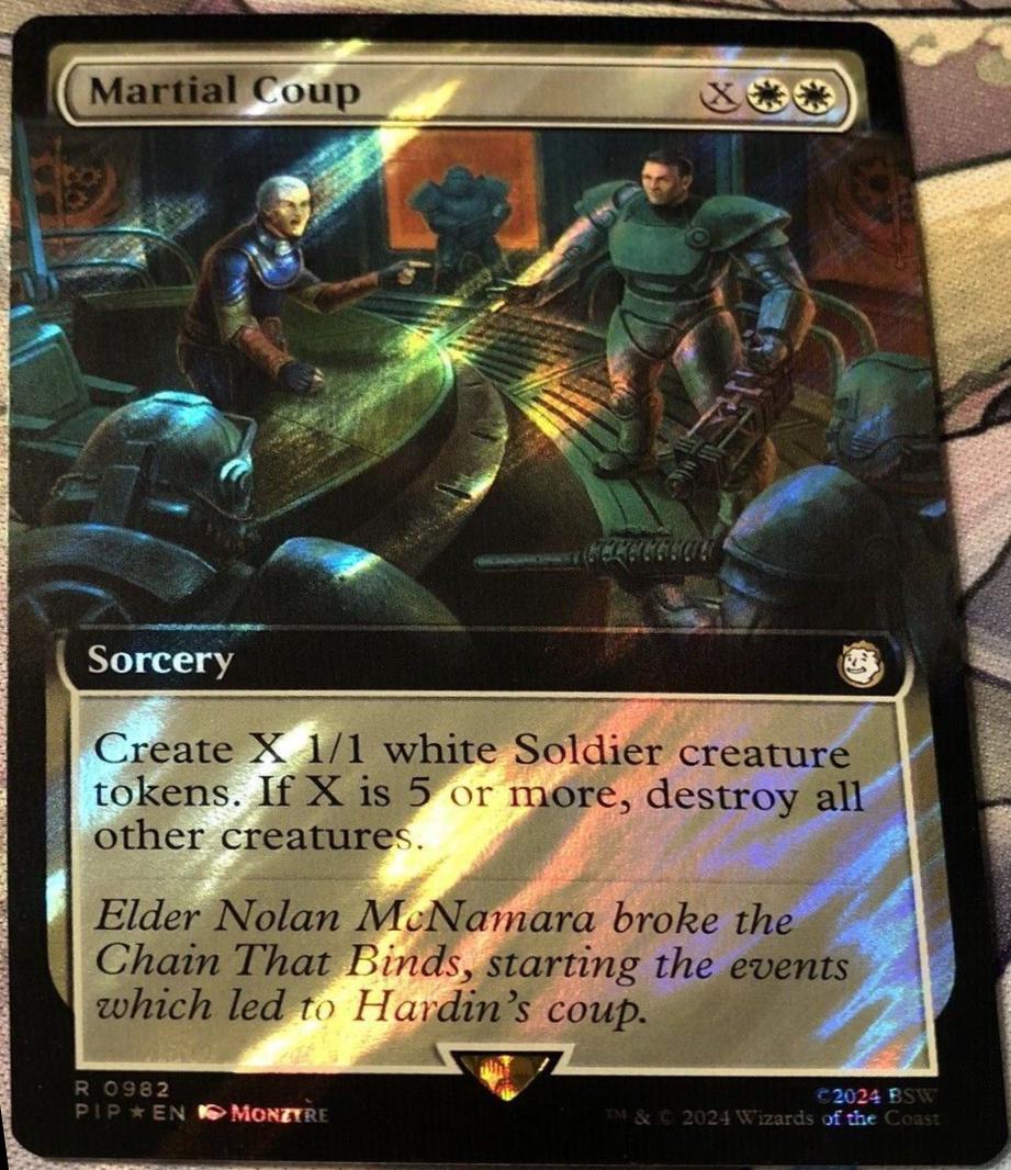 Martial Coup [Foil] #454 Magic Fallout