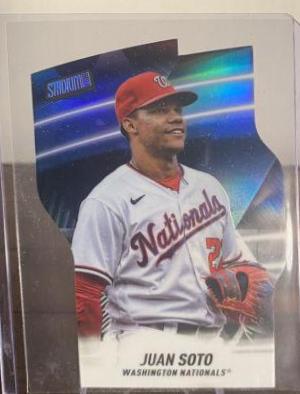 Juan Soto [Black] #T-28 Baseball Cards 2022 Stadium Club Triumvirates