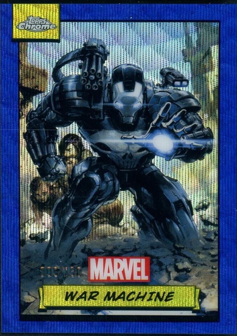 War Machine [Blue Wave] #100 Marvel 2024 Topps Chrome