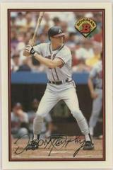 Dale Murphy #276 Baseball Cards 1989 Bowman Tiffany Prices