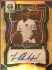 Marcus Rashford [Gold Prizm] #SI-MR Soccer Cards 2020 Panini Select UEFA Euro Signatures Prices