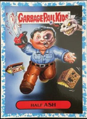 Half ASH [Light Blue] #11a Garbage Pail Kids Oh, the Horror-ible