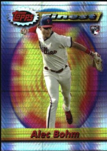 Alec Bohm [Prism Refractor] #116 Baseball Cards 2021 Topps Finest Flashbacks