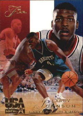 Larry Johnson #34 Basketball Cards 1994 Flair USA