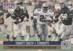 Emmitt Smith [Offensive Roy] #1 Football Cards 1991 Pro Set Prices