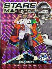 Tom Brady [Purple] #SM-9 Football Cards 2022 Panini Mosaic Stare Masters Prices