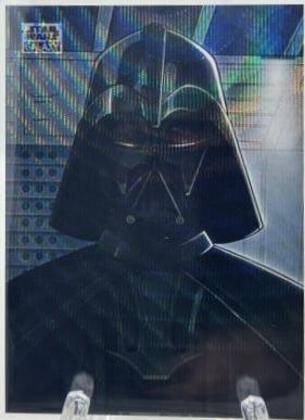 Darth Vader [Wave Refractor] #AS-4 Star Wars 2024 Topps Chrome Galaxy Art of the Sith