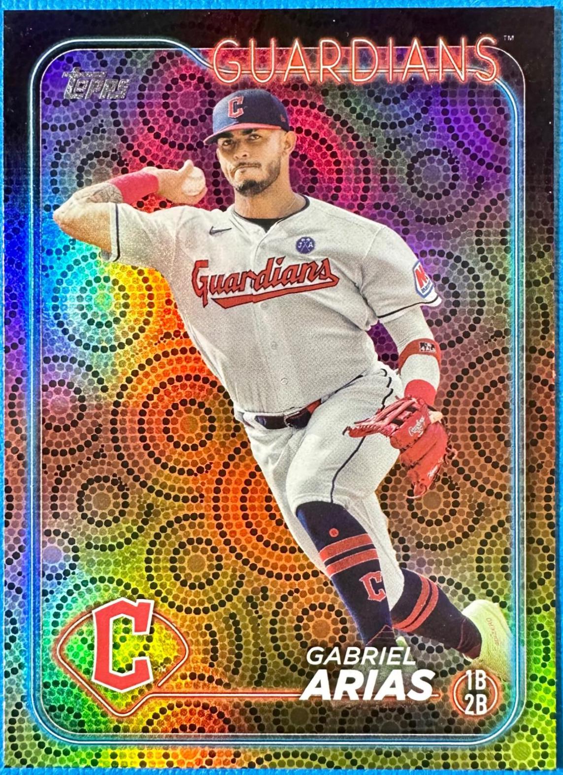 Gabriel Arias [Summer] 579 Prices 2024 Topps Holiday Baseball Cards