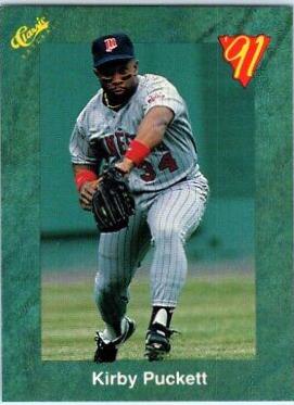 Kirby Puckett [Series III] #T74 Baseball Cards 1991 Classic