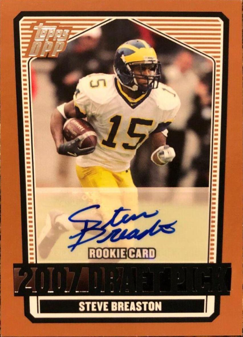 Steve Breaston [Autograph] #123 Football Cards 2007 Topps Draft Picks & Prospects