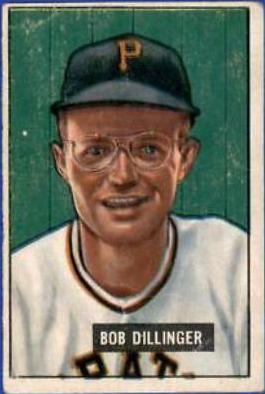 Bob Dillinger #63 Baseball Cards 1951 Bowman