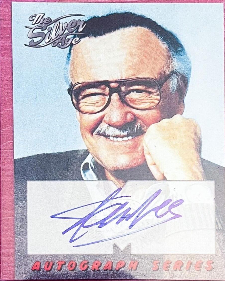 Stan Lee #A1 Marvel 1998 The Silver Age Autograph