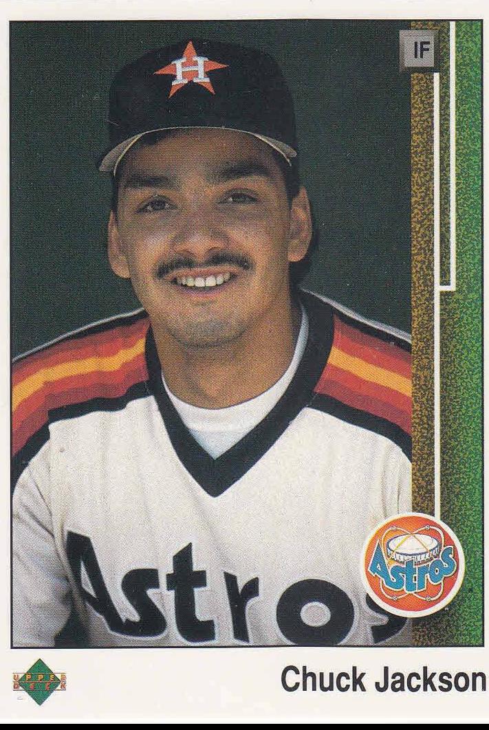 Chuck Jackson #323 Baseball Cards 1989 Upper Deck