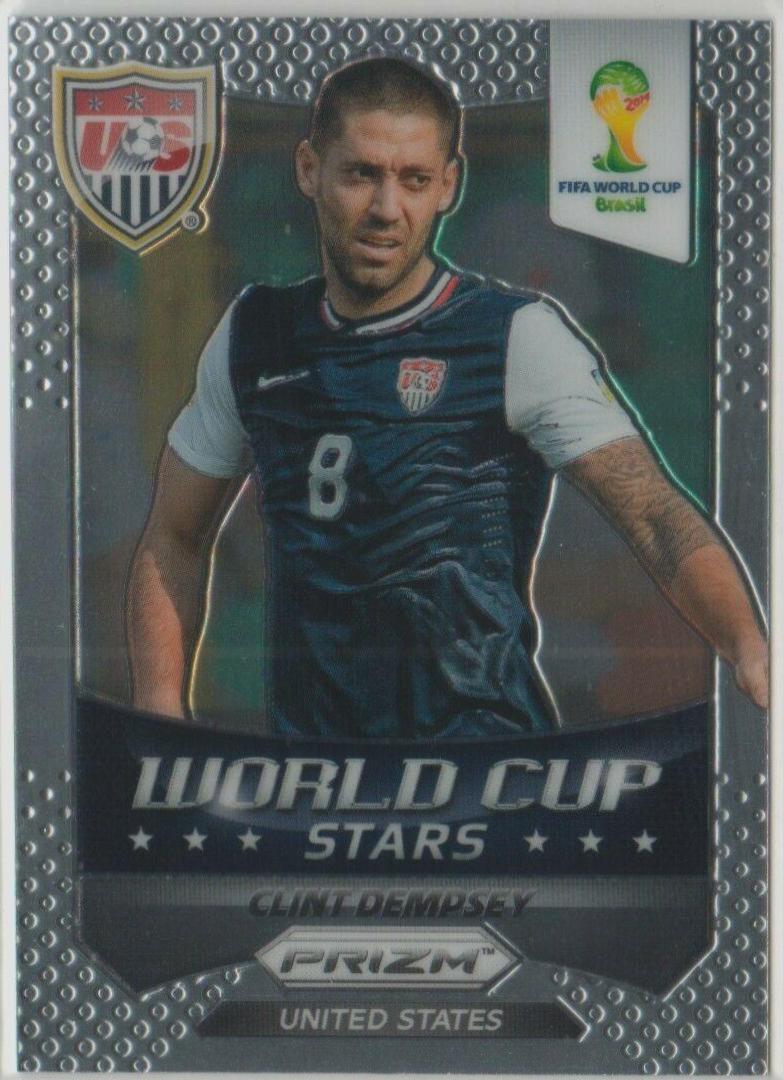 Clint Dempsey #38 Soccer Cards 2014 Panini Prizm World Cup Stars