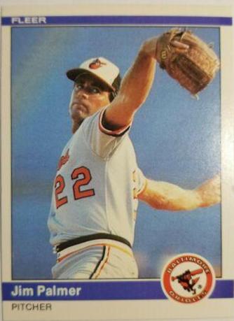 Jim Palmer #16 Baseball Cards 1984 Fleer