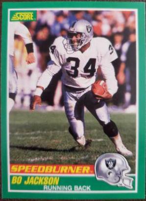 Bo Jackson #314 Prices | 1989 Panini Score | Football Cards