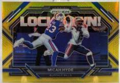 Micah Hyde [Gold] #L-15 Football Cards 2022 Panini Prizm Lockdown