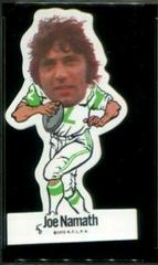 Joe Namath Football Cards 1972 NFLPA Vinyl Stickers Prices