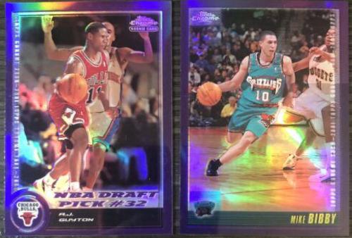 A.J. Guyton [Refractor] #182 Basketball Cards 2000 Topps Chrome