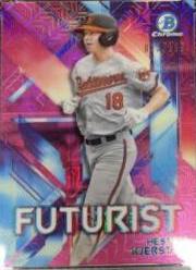 Heston Kjerstad [Pink Refractor Mega Box Mojo] #FUT-HK Baseball Cards 2021 Bowman Chrome Futurist