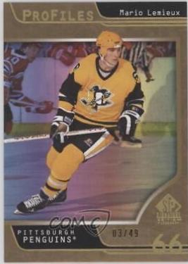 Mario Lemieux [Gold] #P-26 Hockey Cards 2020 SP Signature Edition Legends Profiles