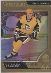 Mario Lemieux [Gold] #P-26 Hockey Cards 2020 SP Signature Edition Legends Profiles Prices