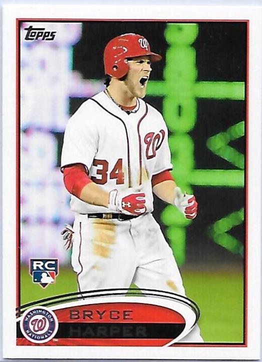 Bryce Harper [Screaming] #661 Baseball Cards 2012 Topps