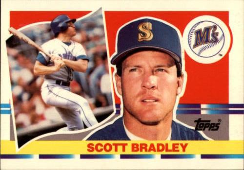 Scott Bradley #181 Baseball Cards 1990 Topps Big Baseball