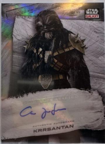 Carey Jones #GA-CJ Star Wars 2022 Topps Galaxy Chrome Autograph