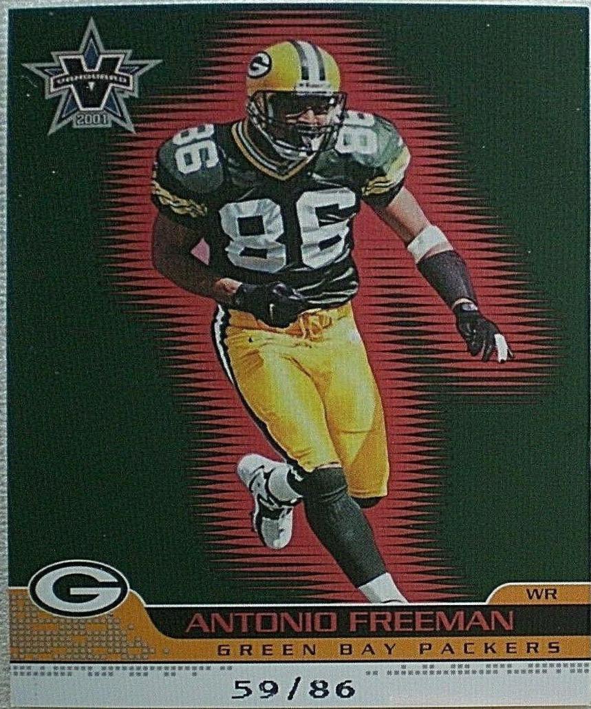 Antonio Freeman [Red] #34 Football Cards 2001 Pacific Vanguard