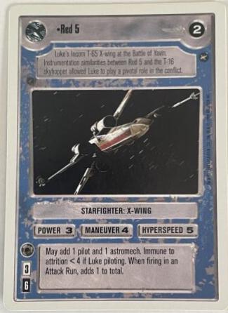 Red 5 [Revised] Star Wars CCG A New Hope