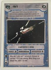 Red 5 [Revised] Star Wars CCG A New Hope Prices