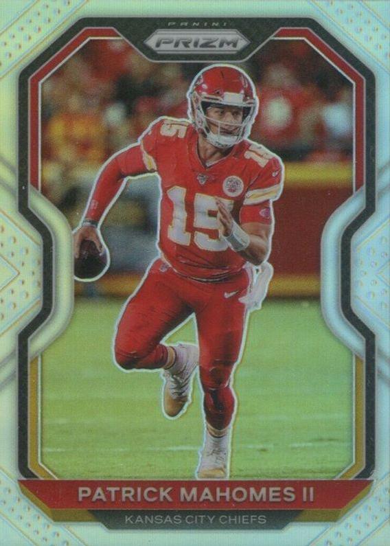 2020 Panini Prizm high quality Patrick Mahomes Cracked Red Ice Prizm #124 PSA 9 Mint