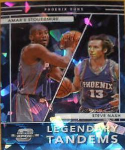 Amar'e Stoudemire, Steve Nash [Blue Ice] #11 Basketball Cards 2021 Panini Contenders Optic Legendary Tandems