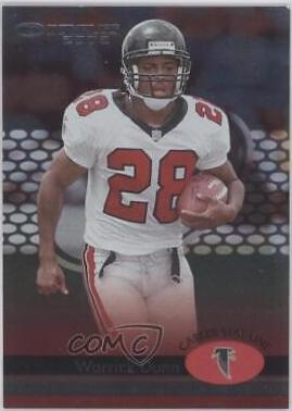 Warrick Dunn [Career Stat Line] #10 Football Cards 2002 Panini Donruss