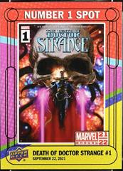 Death of Doctor Strange #N1S-17 Marvel 2021 Upper Deck Annual Number 1 Spot Prices