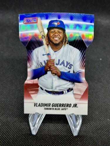 Vladimir Guerrero Jr. [Red] #T-23 Baseball Cards 2022 Stadium Club Triumvirates