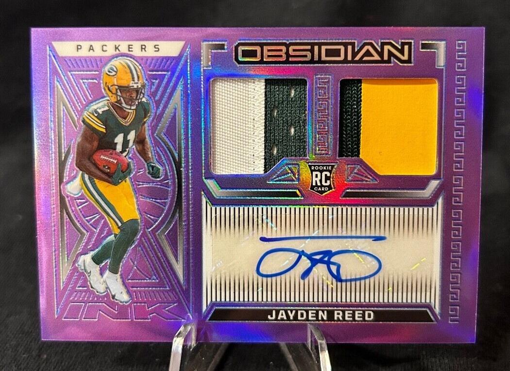 Jayden Reed [Purple Flood Electric Etch FOTL] 25 Prices 2023 Panini